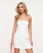 Strapless Tailored Dress