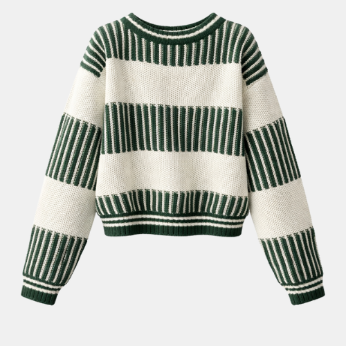 The Striped Trim Green