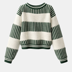 The Striped Trim Green
