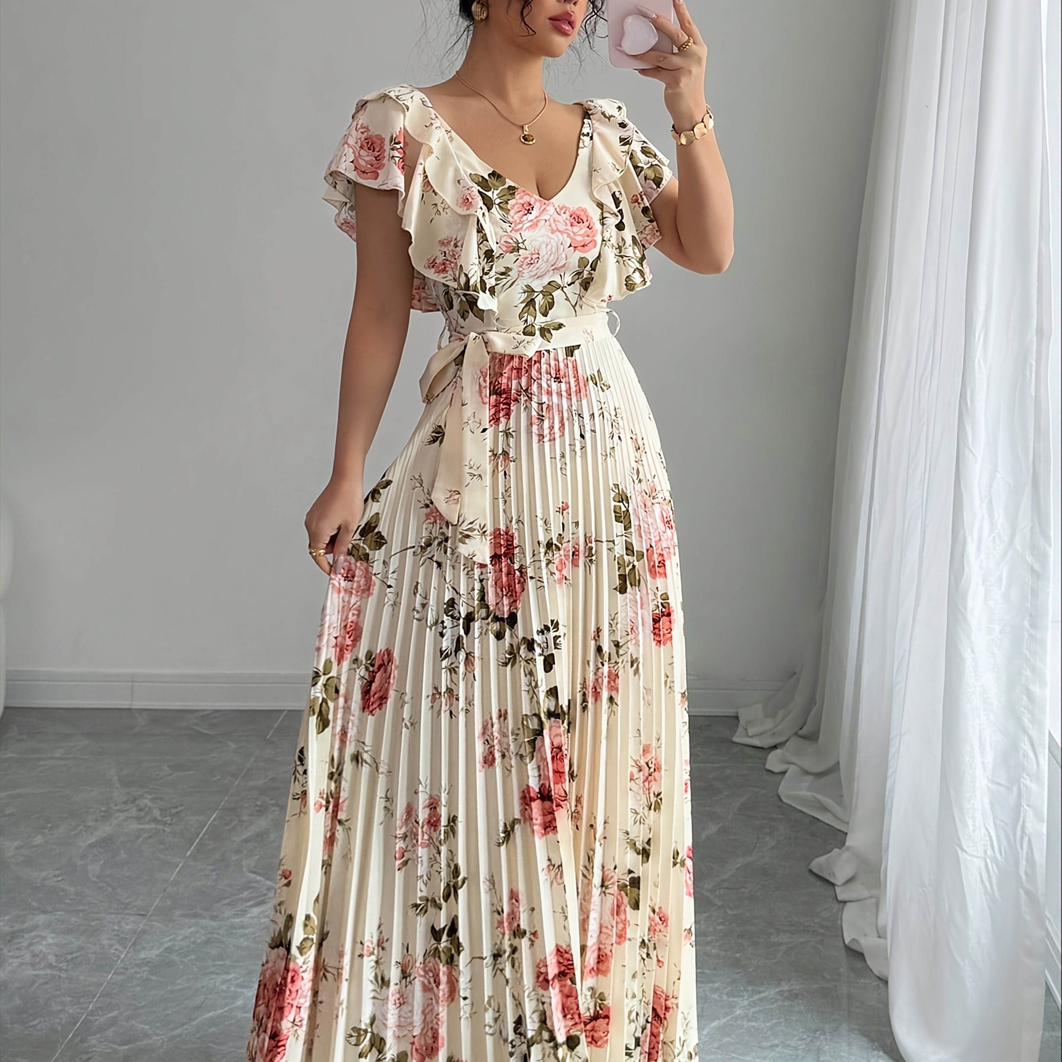 Selen Floral Dress
