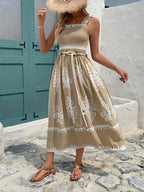 Printed Summer Dress | Mid-Length