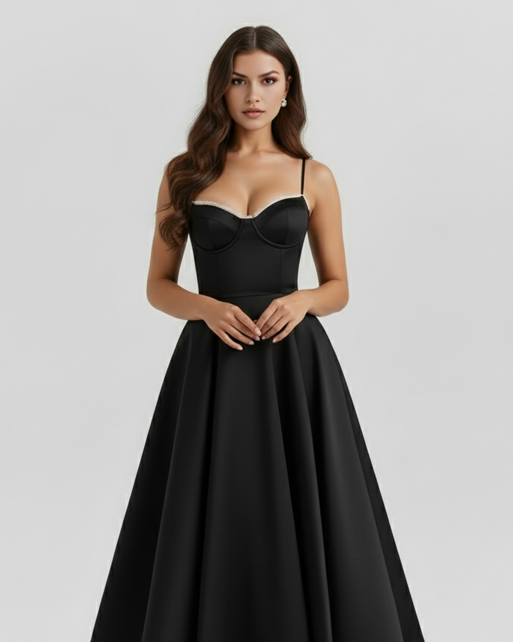 The Satin Midi Dress