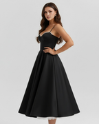 The Satin Midi Dress
