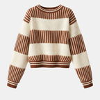 The Striped Trim Brown