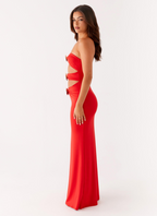 Scarlet Bloom Dress