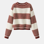 The Striped Trim Red