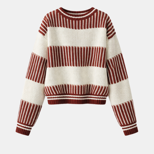 The Striped Trim Red