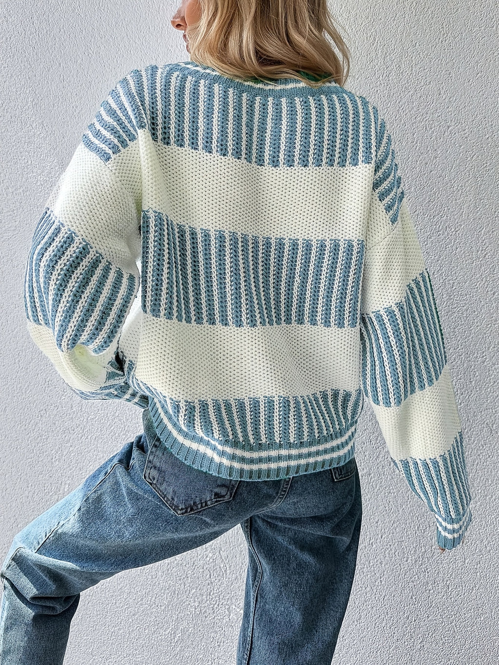 The Striped Trim Blue