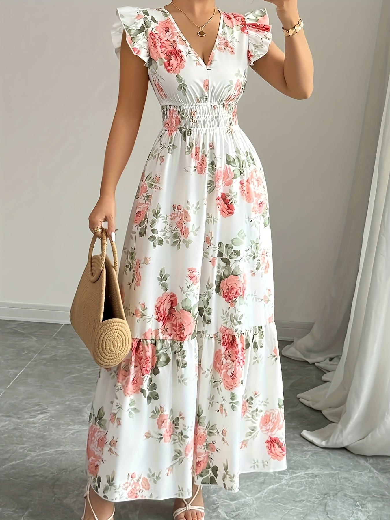 Suuz Romantic Floral Dress