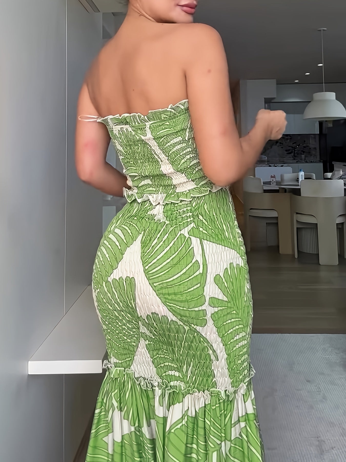 Tropical Floral Dress