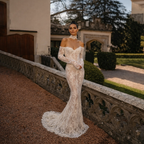 Flores wedding dress