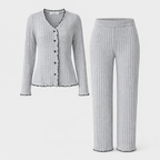 The Ribbed Two-Piece Lounge Set