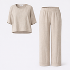 The Short-Sleeve Two-Piece Set