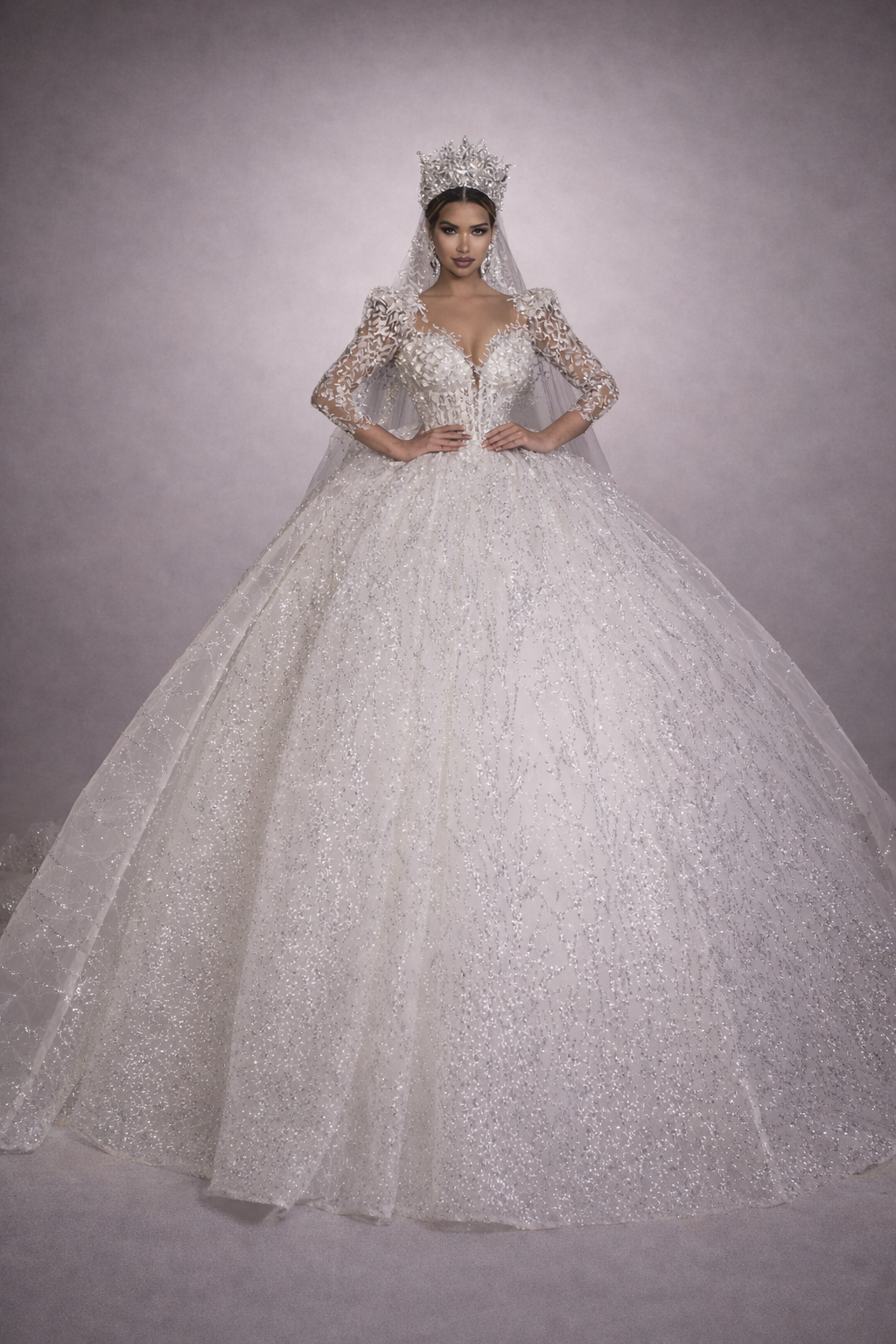 Glamour wedding dress