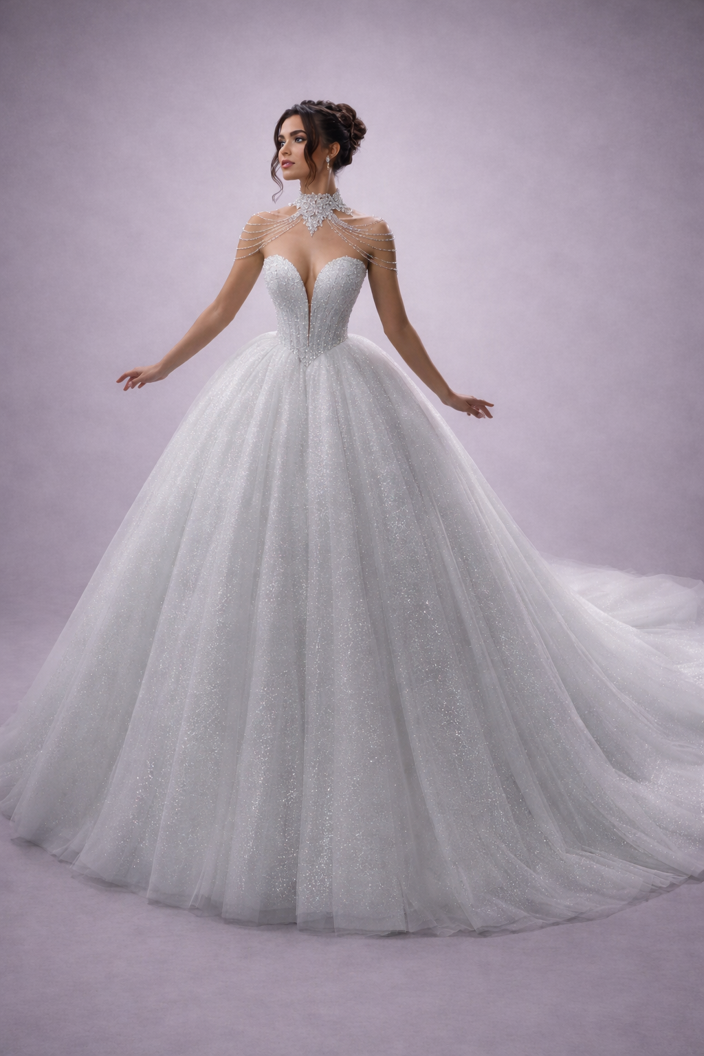 Princess wedding dress