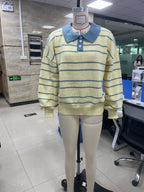 The Luxe Striped Sweater Yellow