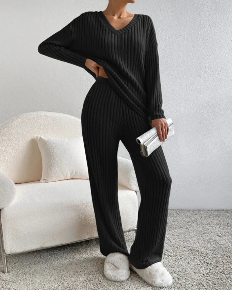 The Ribbed Lounge Set