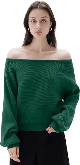 The Thick Off shoulder Sweater