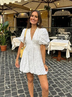 Puff Mini Dress