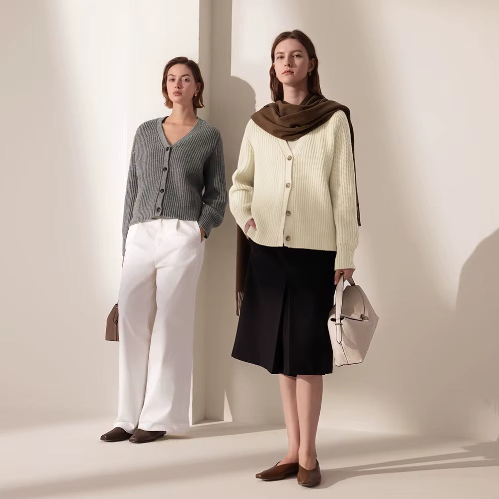 The Classic V-Neck Cardigan