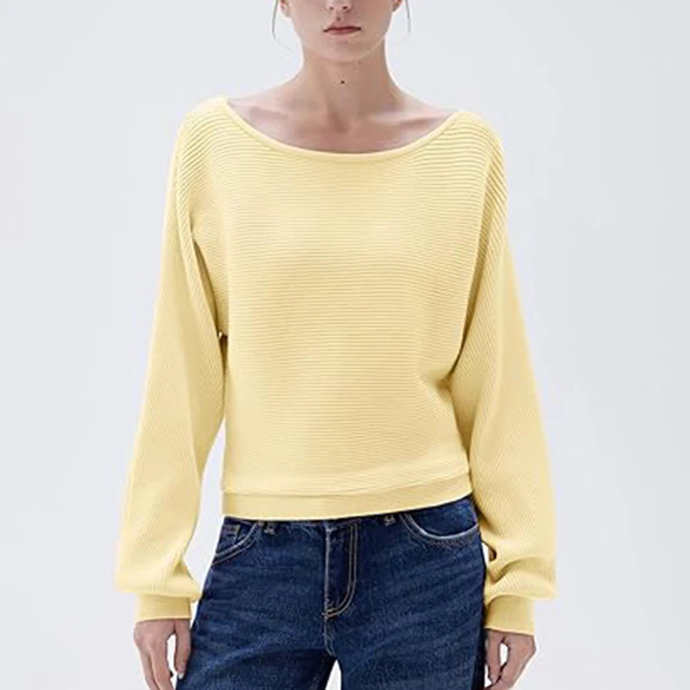 The Thick Off shoulder Sweater