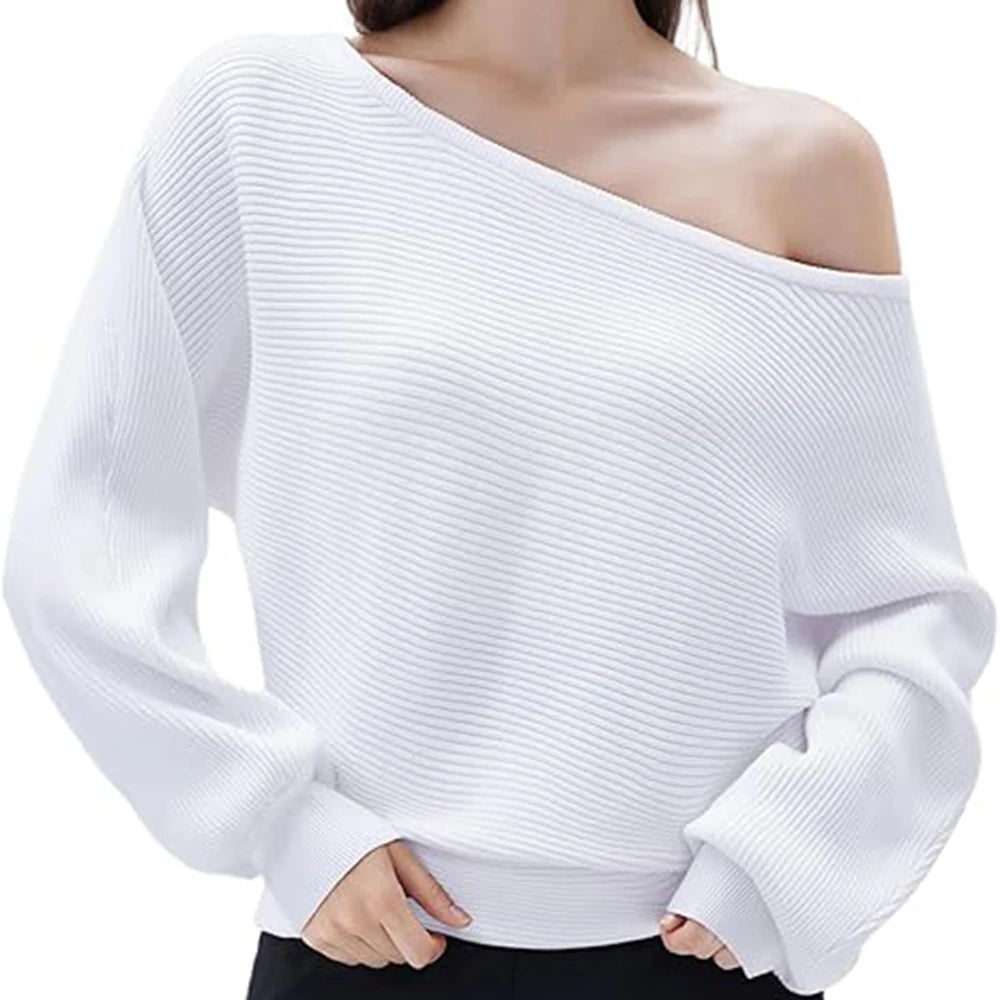 The Thick Off shoulder Sweater