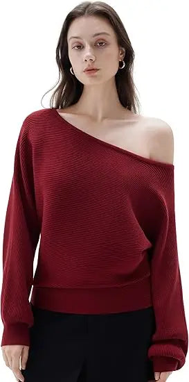The Thick Off shoulder Sweater