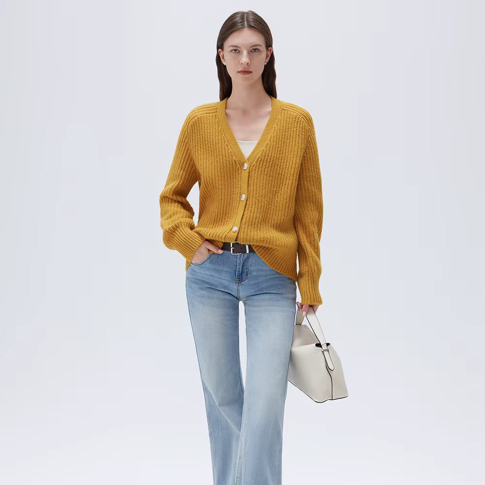 The Classic V-Neck Cardigan