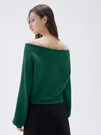 The Thick Off shoulder Sweater