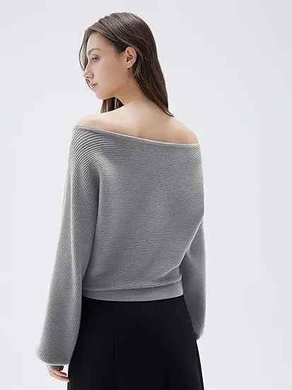 The Thick Off shoulder Sweater