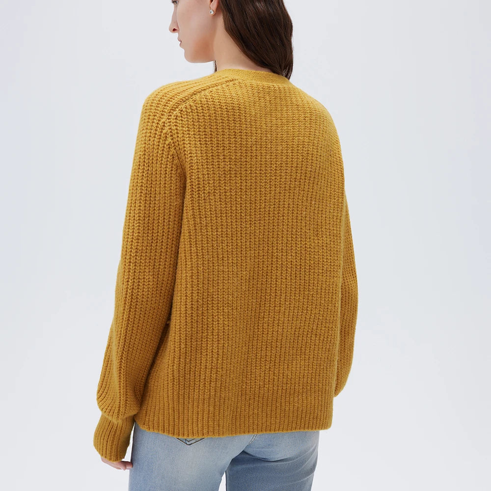 The Classic V-Neck Cardigan