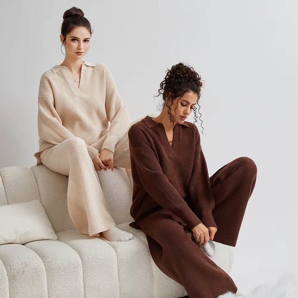 The Collared Two-Piece Set