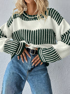 The Striped Trim Green