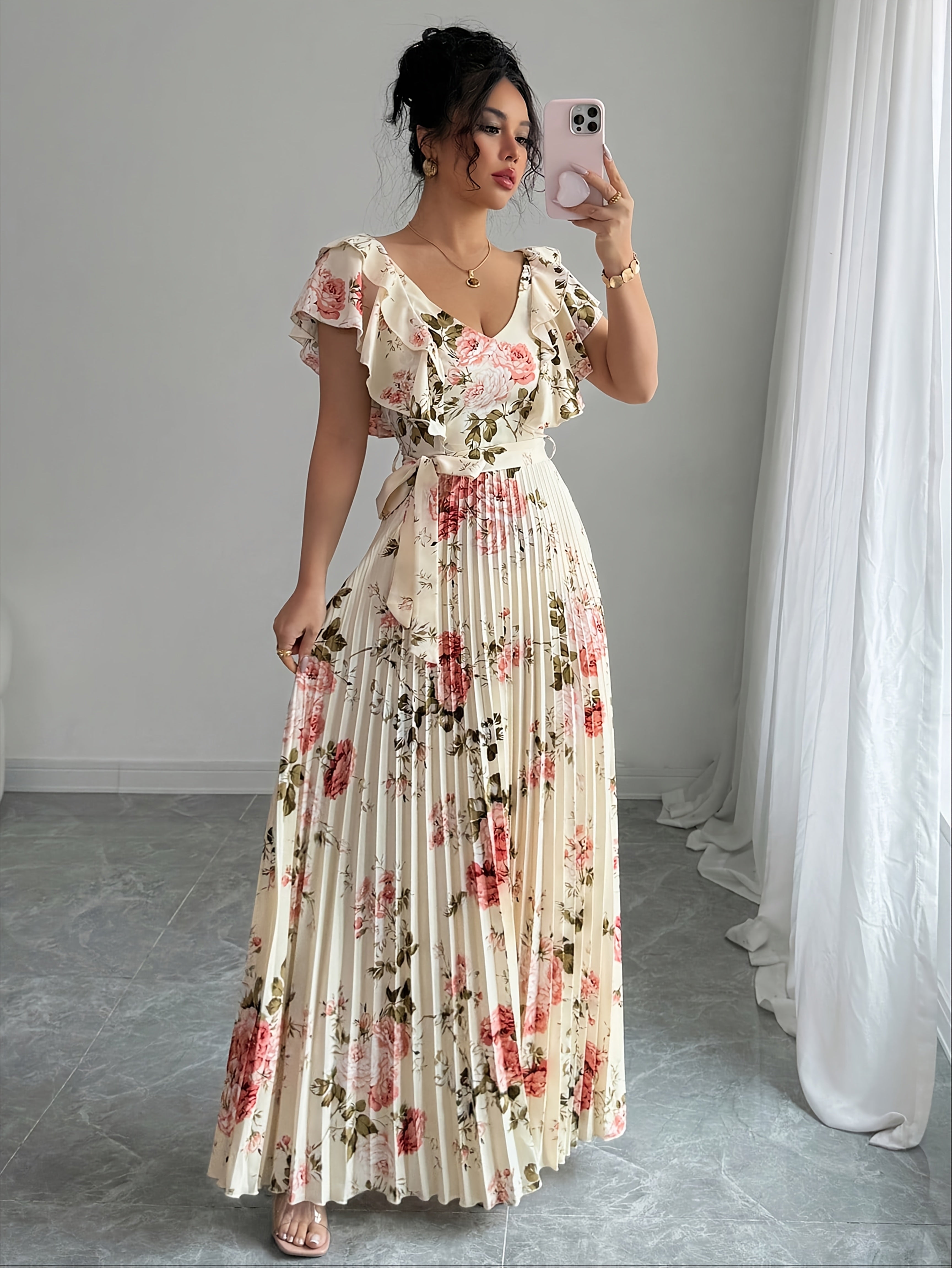 Selen Floral Dress
