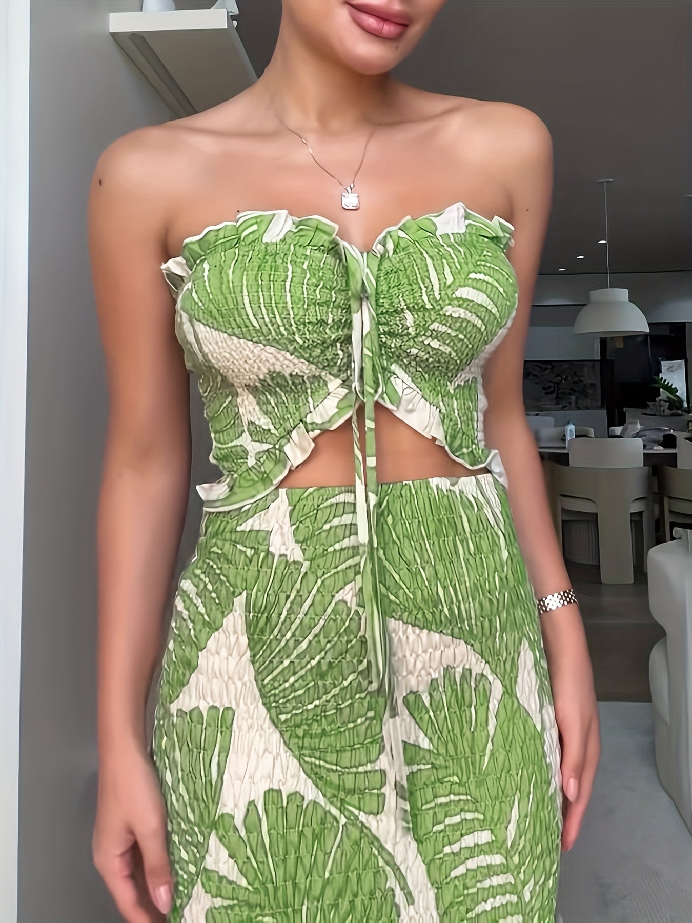 Tropical Floral Dress